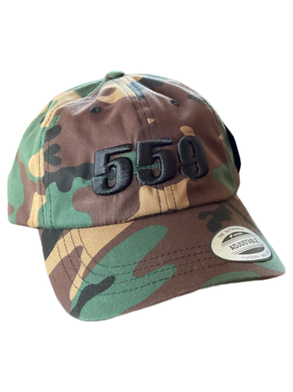 Camouflage dad hat